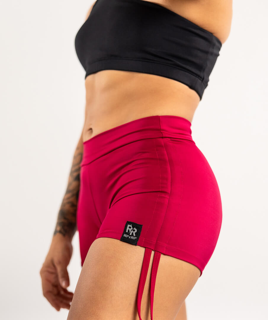 Short Deportivo Mujer Licra Short con Jarete para Crossfit – REP